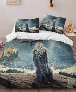 Alternative view of Housse De Couette Game of Thrones Daenerys Targaryen Mère des Dragons 27 Parure de lit Ensemble De Literie