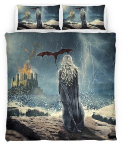 Housse De Couette Game of Thrones Daenerys Targaryen Mère des Dragons 27 Parure de lit Ensemble De Literie