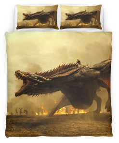 Housse De Couette Game of Thrones Dragon 34 Parure de lit Ensemble De Literie