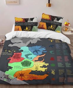 Alternative view of Housse De Couette Game of Thrones Carte des Maisons Parure de lit Ensemble De Literie