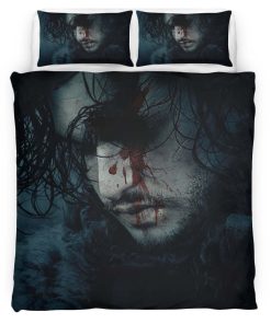 Housse De Couette Game of Thrones Jon Snow 37 Parure de lit Ensemble De Literie