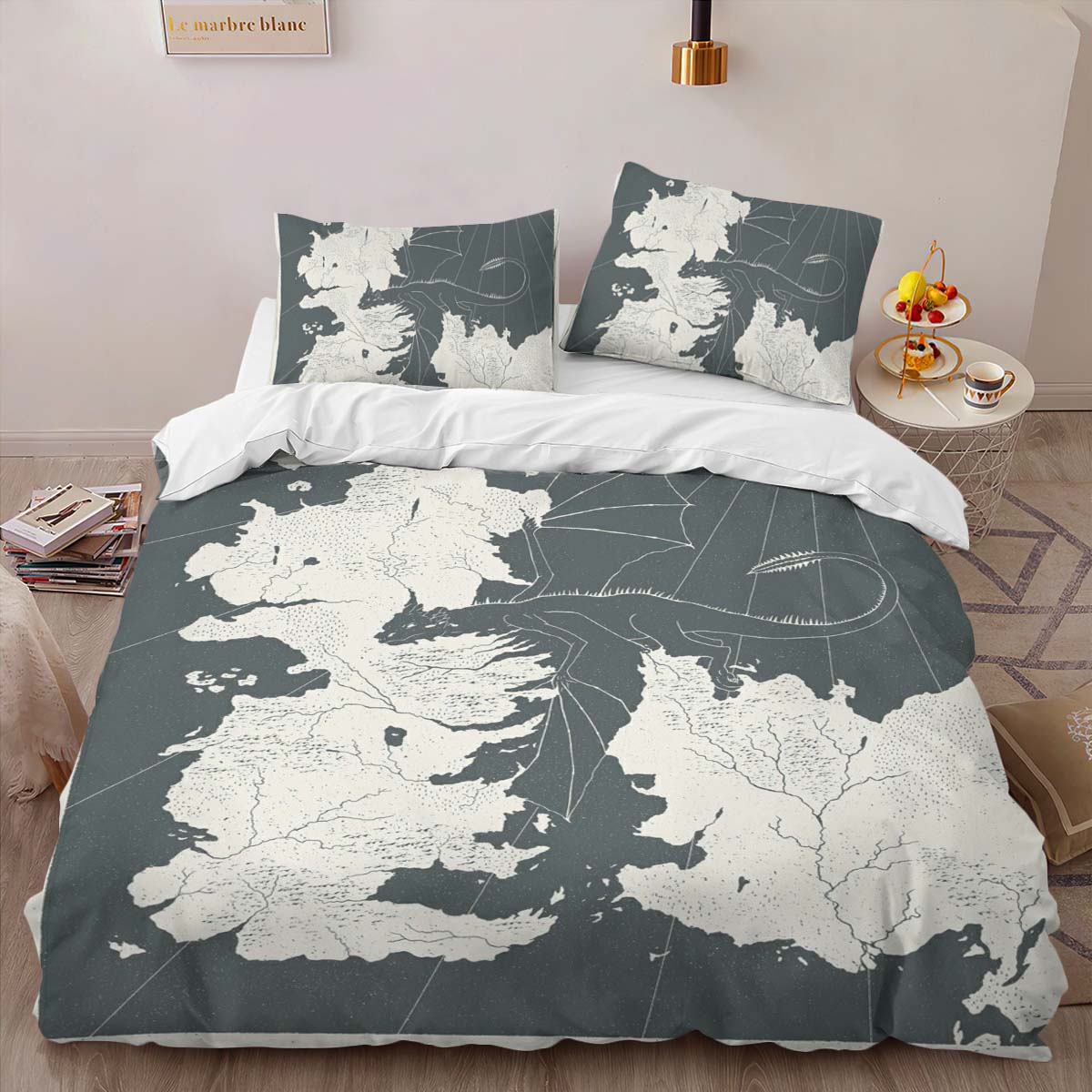 Housse De Couette Game of Thrones Carte 06 Parure de lit Ensemble De Literie – Image 2