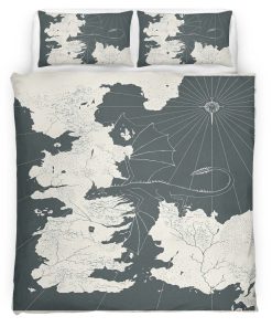 Housse De Couette Game of Thrones Carte 06 Parure de lit Ensemble De Literie