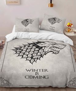 Alternative view of Housse De Couette Game of Thrones Maison Stark L’hiver arrive Parure de lit Ensemble De Literie