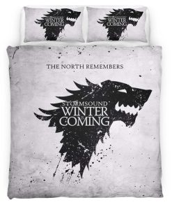 Housse De Couette Game of Thrones L’hiver arrive 02 Parure de lit Ensemble De Literie