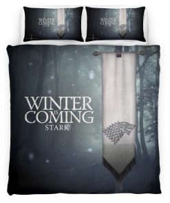 Housse De Couette Game of Thrones L’hiver arrive 15 Parure de lit Ensemble De Literie