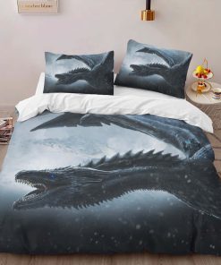 Alternative view of Housse De Couette Game of Thrones L’hiver arrive Dragon 40 Parure de lit Ensemble De Literie