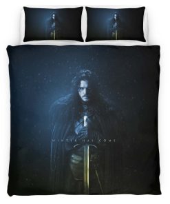 Housse De Couette Game of Thrones L’hiver arrive Jon Snow 8 Parure de lit Ensemble De Literie