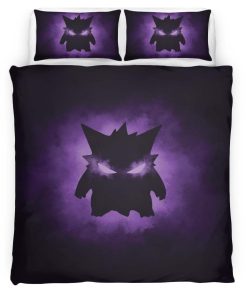 Housse De Couette Ectoplasma Pokémon 3 Parure de lit Ensemble De Literie