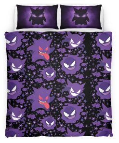 Housse De Couette Ectoplasma Pokémon 4 Parure de lit Ensemble De Literie