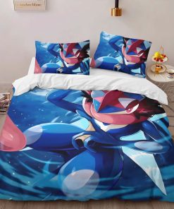Alternative view of Housse De Couette Greninja Pokémon 4 Parure de lit Ensemble De Literie
