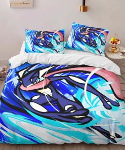 Alternative view of Housse De Couette Greninja Pokémon 5 Parure de lit Ensemble De Literie