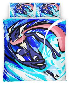 Housse De Couette Greninja Pokémon 5 Parure de lit Ensemble De Literie