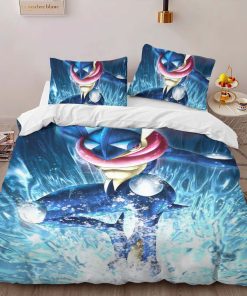 Alternative view of Housse De Couette Greninja Pokémon 6 Parure de lit Ensemble De Literie