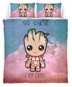 Housse De Couette Groot I Am Groot 2 Parure de lit Ensemble De Literie