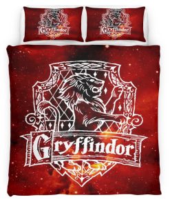 Housse De Couette Gryffondor Harry Potter 1 Parure de lit Ensemble De Literie