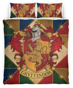 Housse De Couette Maison Gryffondor Harry Potter 04 Parure de lit Ensemble De Literie