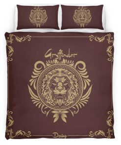 Housse De Couette Maison Gryffondor Harry Potter 06 Parure de lit Ensemble De Literie