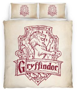 Housse De Couette Maison Gryffondor Harry Potter 09 Parure de lit Ensemble De Literie