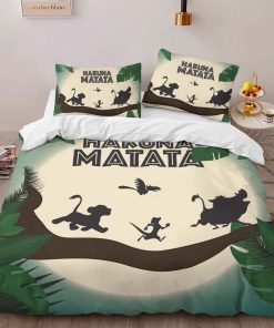 Alternative view of Housse De Couette Hakuna Matata Le Roi Lion Personnages 1 Parure de lit Ensemble De Literie