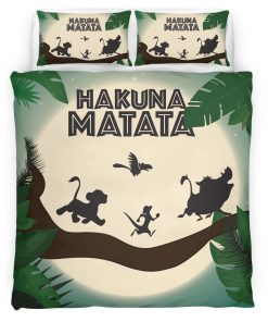 Housse De Couette Hakuna Matata Le Roi Lion Personnages 1 Parure de lit Ensemble De Literie