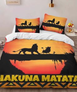 Alternative view of Housse De Couette Hakuna Matata Le Roi Lion Personnages 2 Parure de lit Ensemble De Literie
