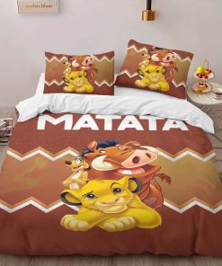 Alternative view of Housse De Couette Hakuna Matata Le Roi Lion Personnages 3 Parure de lit Ensemble De Literie