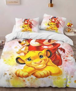 Alternative view of Housse De Couette Hakuna Matata Le Roi Lion Personnages 5 Parure de lit Ensemble De Literie