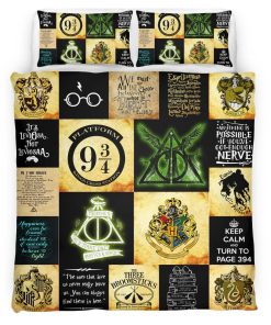 Housse De Couette Harry Potter 2 Parure de lit Ensemble De Literie