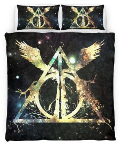 Housse De Couette Harry Potter Always Vif d’Or Parure de lit Ensemble De Literie