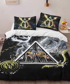 Alternative view of Housse De Couette Harry Potter Always Symboles et Chouette Parure de lit Ensemble De Literie