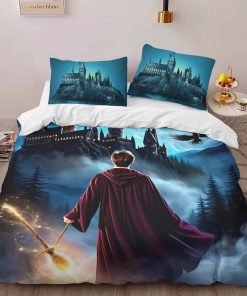 Alternative view of Housse De Couette Harry Potter et l’École de Poudlard Parure de lit Ensemble De Literie