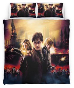 Housse De Couette Harry Potter et les Reliques de la Mort Parure de lit Ensemble De Literie