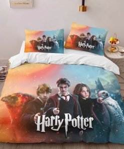 Alternative view of Housse De Couette Harry Potter Harry Hermione Ron Parure de lit Ensemble De Literie