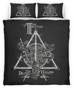 Housse De Couette Harry Potter Les Reliques de la Mort – Les Frères Parure de lit Ensemble De Literie
