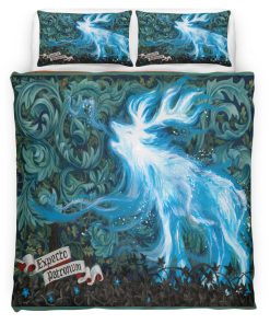 Housse De Couette Harry Potter Expecto Patronum Parure de lit Ensemble De Literie