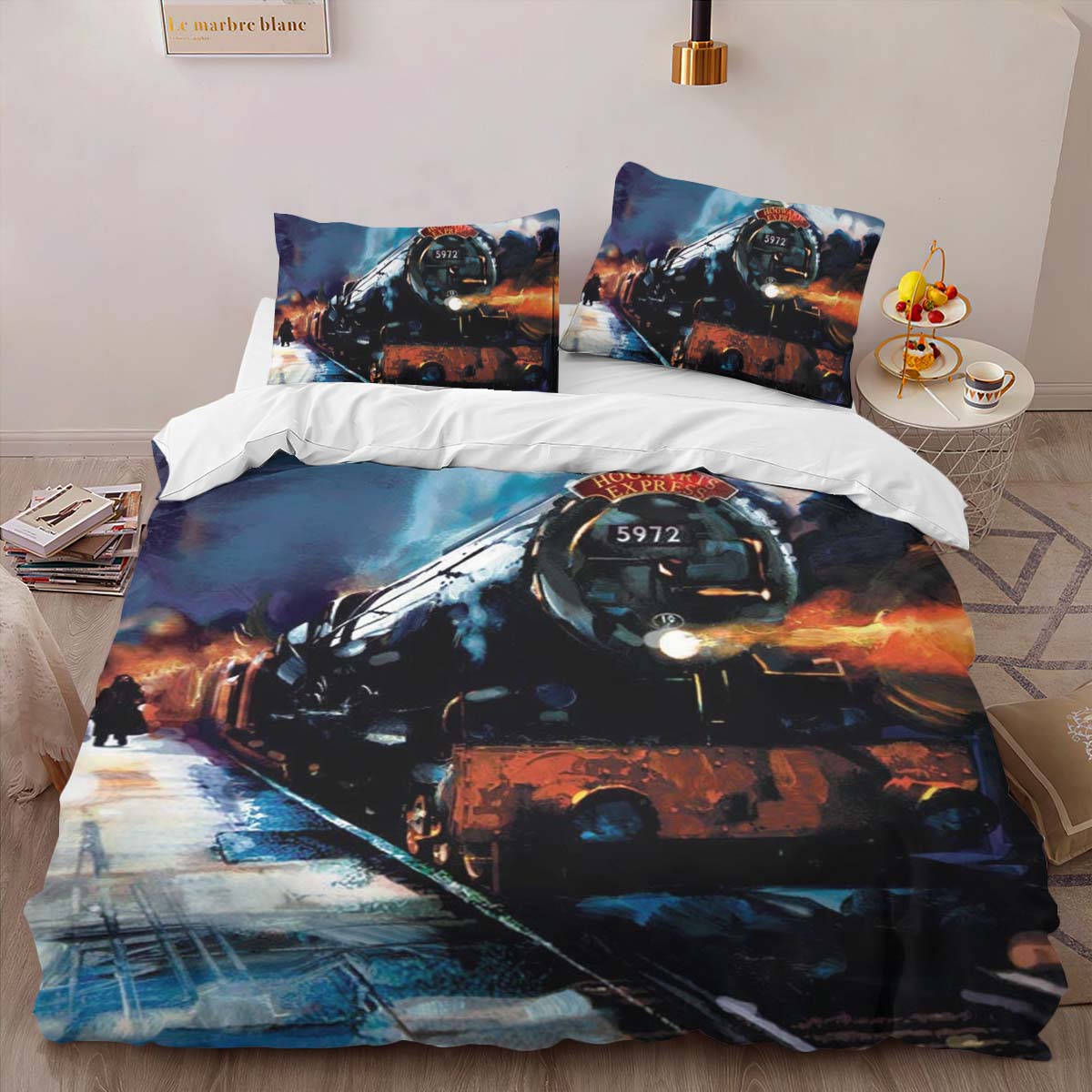 Housse De Couette Harry Potter Poudlard Express 02 Parure de lit Ensemble De Literie – Image 2