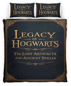 Housse De Couette Harry Potter Hogwarts Legacy – Artefacts Perdus et Sorts Anciens Parure de lit Ensemble De Literie