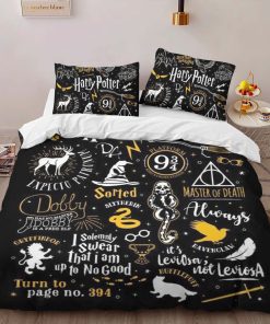 Alternative view of Housse De Couette Harry Potter École de Poudlard 12 Parure de lit Ensemble De Literie