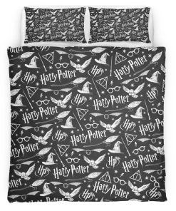 Housse De Couette Harry Potter École de Poudlard 14 Parure de lit Ensemble De Literie
