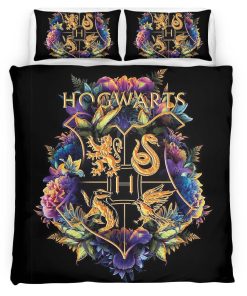 Housse De Couette Harry Potter École de Poudlard 6 Parure de lit Ensemble De Literie