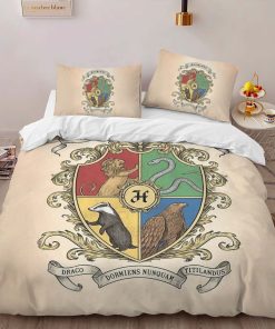 Alternative view of Housse De Couette Harry Potter École de Poudlard 8 Parure de lit Ensemble De Literie