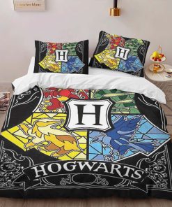 Alternative view of Housse De Couette Logo École de Poudlard Harry Potter Dessin Parure de lit Ensemble De Literie