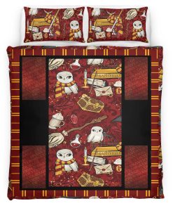 Housse De Couette Chouette Harry Potter Parure de lit Ensemble De Literie