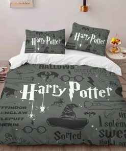 Alternative view of Housse De Couette Symboles Harry Potter – Reliques de la Mort, Choixpeau, Always Parure de lit Ensemble De Literie