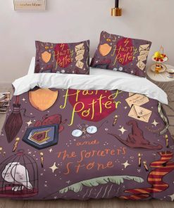 Alternative view of Housse De Couette Symboles Harry Potter – Chouette, Choixpeau, Lettre Parure de lit Ensemble De Literie