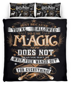 Housse De Couette Harry Potter « Sors ta baguette » Parure de lit Ensemble De Literie