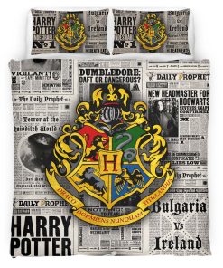 Housse De Couette Harry Potter Article Poudlard Parure de lit Ensemble De Literie