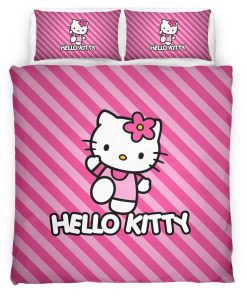 Housse De Couette Hello Kitty 02 Parure de lit Ensemble De Literie
