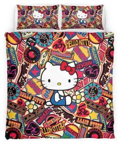 Housse De Couette Hello Kitty 03 Parure de lit Ensemble De Literie